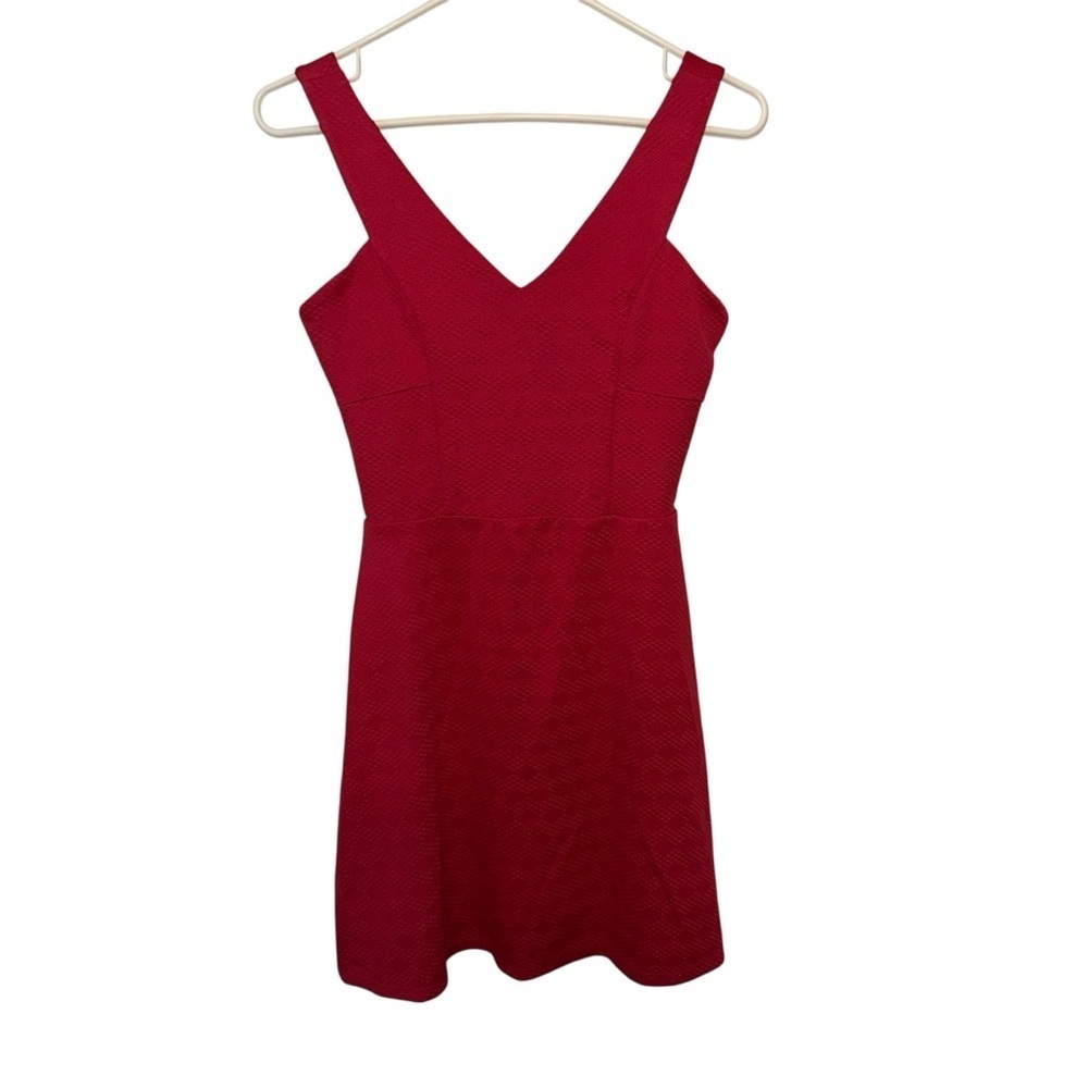 EUC Hollister Red Sleeveless V-Neck Mini Sundress